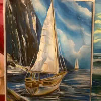 تابلوهای نقاشی رنگ و روغن اثر هنری تازه تمام شده|تابلو، نقاشی، عکس|تهران, اوین|دیوار