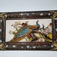 تابلو فرش طاووس