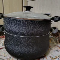 ماهیتابه گریل،روحی،تفلون،زودپز،پایه قابلمه‌۵طبقه|ظروف پخت‌وپز|قم, کیوانفر|دیوار