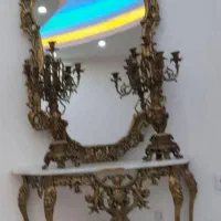 فروش خرید آینه وشمعدان وسایل برنزی
