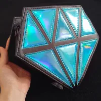 کیف دوشی فانتزی طرح الماس آبی براق|کیف، کفش، کمربند|اردبیل, |دیوار