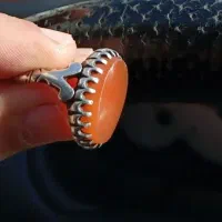 انگشتر عقیق کهنه یمن|جواهرات|کرمانشاه, |دیوار