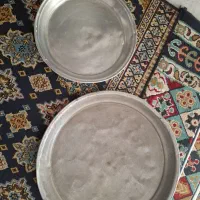 دو عدد مجمع یا سینی  روحی کارکرده