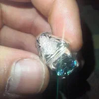 انگشتر نقره موزانایت شاهرخ