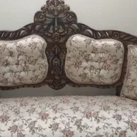 مبل سلطنتی ۹ نفره با چوب گردو