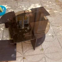 میز جلو مبلی همرا عسلی
