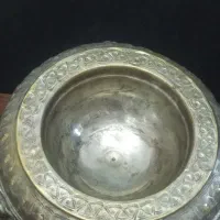 خاویارخوری برنجی قدیمی قلم|کلکسیون اشیاء عتیقه|تهران, فردوس|دیوار