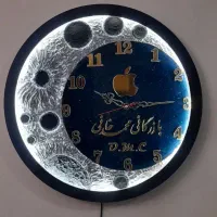 ساعت ماه رزینی با طرح و لوگوی دلخواه شما