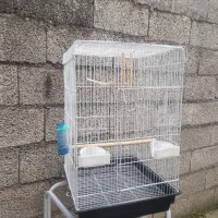 قفس بزرگ پرنده همراه پایه|لوازم جانبی حیوانات|فومن, |دیوار