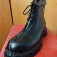 نیم بوت چرم طبیعی