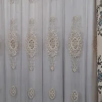 پرده حریر پنبه دوزی و آستر|پرده، رانر، رومیزی|مشهد, شهید بهشتی|دیوار