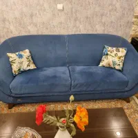 کاناپه ۵ نفره به همراه میز و عسلی سالم|مبلمان خانگی و میز عسلی|تهران, صد دستگاه|دیوار