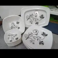 سرویس 12نفره ملامین|ظروف سرو و پذیرایی|ساوه, |دیوار