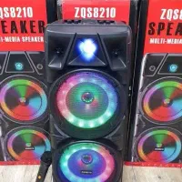 اسپیکر zqs8210 (کنترل+میکروفون بیسیم)