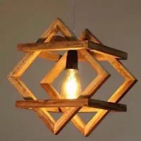 لوستر چوبی|لوستر و چراغ آویز|ساوه, |دیوار