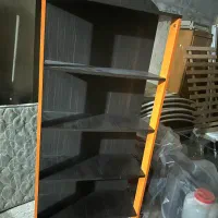 کتابخانه و مناسب گذاشتن وسایل تمیز و نو کنار بوده|کتابخانه، شلف، قفسه‌های دیواری|ساوه, |دیوار