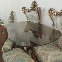 مبل۹نفره بامیز وعسلی.همراه میزغذاخوری ۴نفره.درحدنو|مبلمان خانگی و میز عسلی|پیشوا, |دیوار
