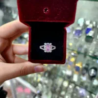 انگشتر نگین رنگی نقره اصلی