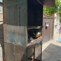 کباب پز چرخدار بسیار محکم و زیبا