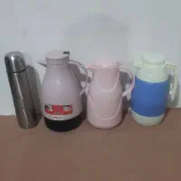 فلاسک شیشه ای ۱ و ۱.۵ لیتری رز رضا