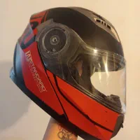 کلاه کاسکت فک دار مدل W