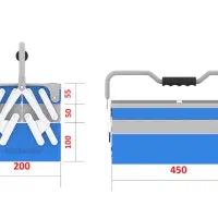 جعبه ابزار ۴۵ سانتی