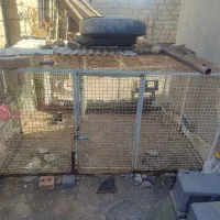 قفس آهنی مرتب وضخیم دودرب سنگین|لوازم جانبی حیوانات|تربت جام, جلگه موسی آباد|دیوار