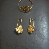 انگشتر و گوشواره طلا فقط با (۱ یک) درصد