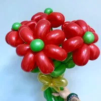 گل بادکنکی|گل مصنوعی|شیراز, قدوسی شرقی|دیوار