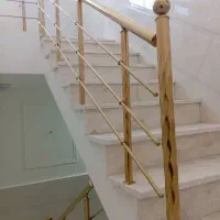 نرده استیل حفاظ میز انواع خم کاری  پله های دوبلکس