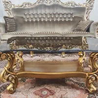 مبل استیل ۹نفره به همراه میز ناهار خوری
