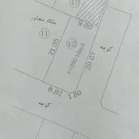 مشارکت زمین 205 متری مسکونی جمهوری کوچه دهم