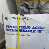 پنکه شارژی،light wave مدلlw-rf-1622|سایر لوازم برقی|بهبهان, |دیوار
