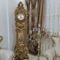 ساعت ایستاده چوبی