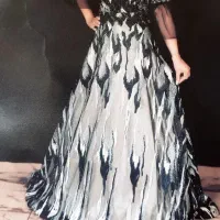 لباس مجلسی تمام سنگ و نگین