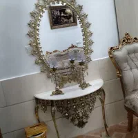 آینه شمعدان برنج درحد نو|آینه|اراک, |دیوار