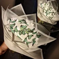 دسته گل پروانه ای|گل مصنوعی|نقده, |دیوار