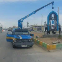 خدمات جرثقیل نیسان۲تن و ۷تن دکل بلند|خدمات حمل و نقل|شیراز, ترمینال باربری|دیوار