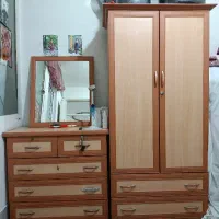 سه تیکه چوبی کمد دراور جاکفشی