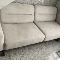 کاناپه راحتی تختخوابشو طوسی چهارنفره