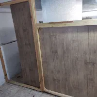 درب چوبی پارکینگ