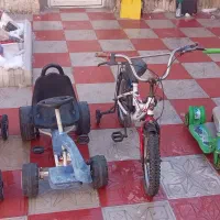 دوچرخه ۲۶ و ۱۶  روروئک کالسکه اسکوتر چهارچرخه