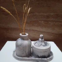 ست قندون و گلدون مراکشی|صنایع دستی و سایر لوازم تزئینی|اهواز, گلستان|دیوار