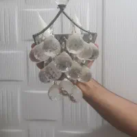 لوستر ۲ چراغه در حد نو