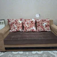 مبل 7 نفره با یک میز و سه گل میز|مبلمان خانگی و میز عسلی|شیراز, شهرک گلدشت حافظ‎|دیوار