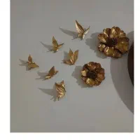 مجسمه پروانه وگل پلی استر