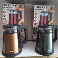 کتری برقی سوکانی جدید استیل داخل شیشه