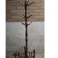 چوب لباسی چوبی قدیمی کلکسیونی