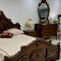 سرویسخواب کلاسیک تمام چوب