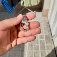 انگشتر نقره رکاب رسولی  عقیق سوسنی|جواهرات|بروجرد, |دیوار